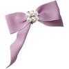 Ribbon center pearl bijou